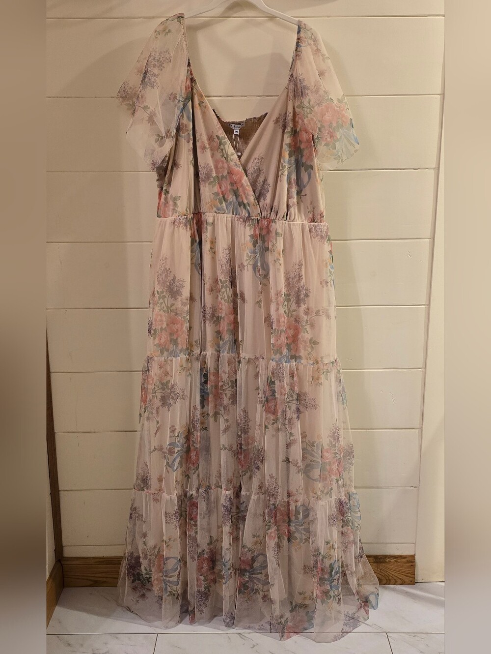 Baltic Born - Nicola Tulle Romantic Floral Dress - Picture 5 of 8